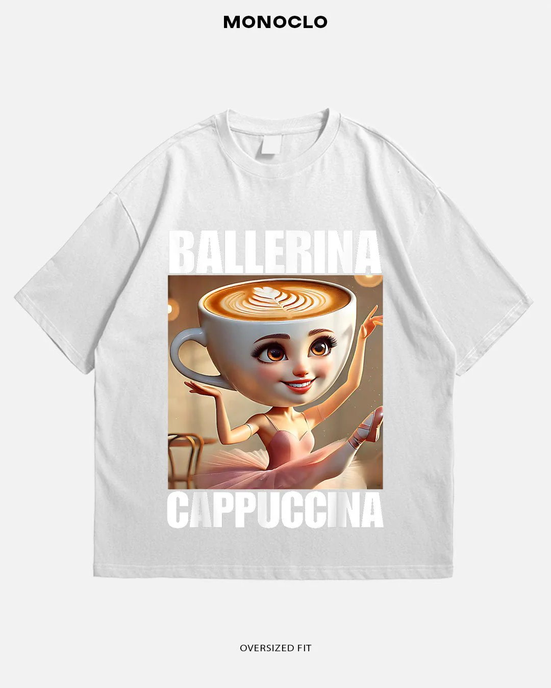 T-shirt Rockinstone Monoclo Ballerina Cappuccina White(2xl)