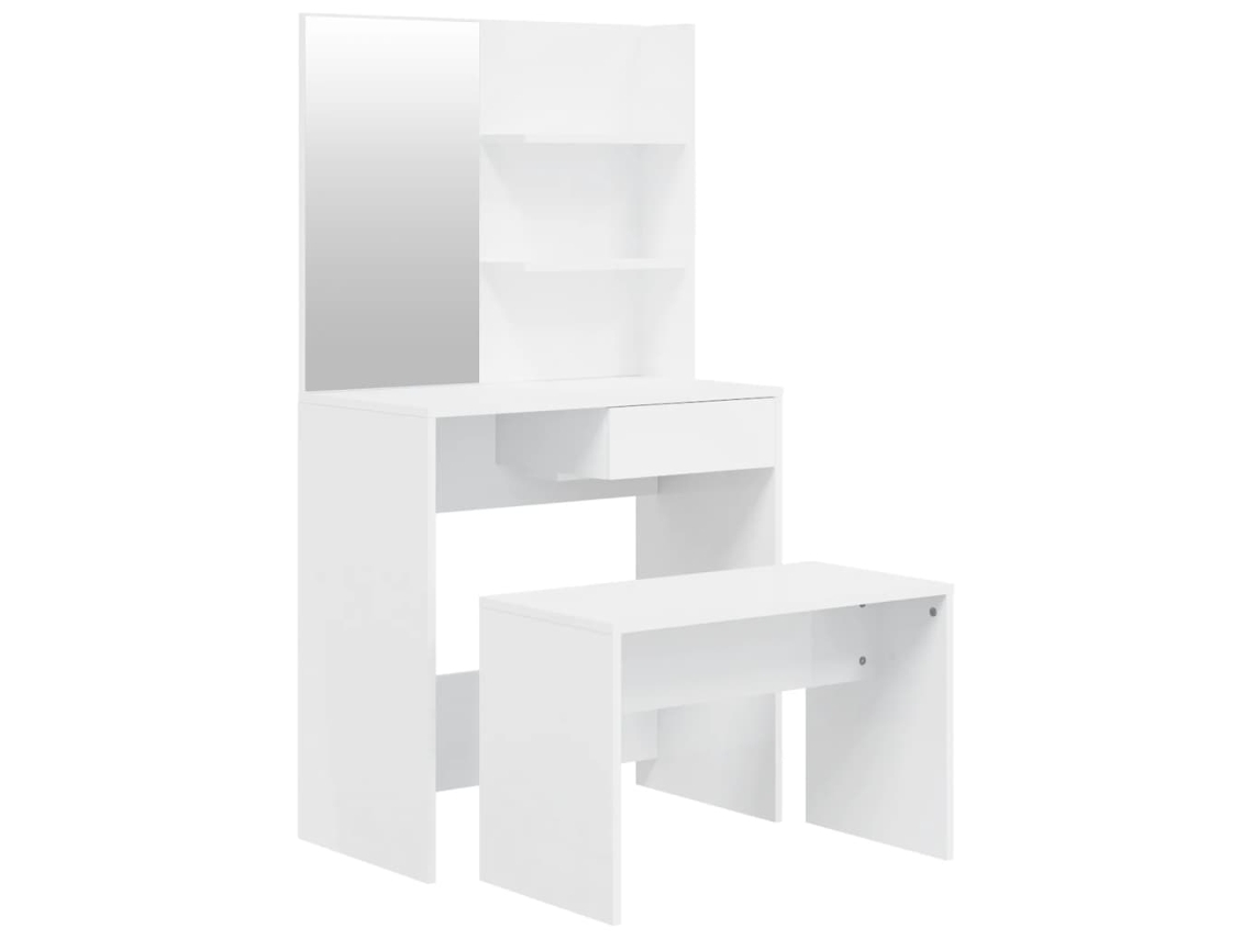 Dressing Table Set, Dressing Table Sets Vidaxl Branco Madeira Processada (n/a)