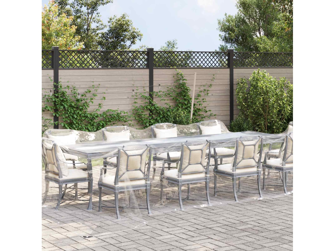 Vidaxl Lona 350 Gsm Transparente 7 X 4 M Pvc