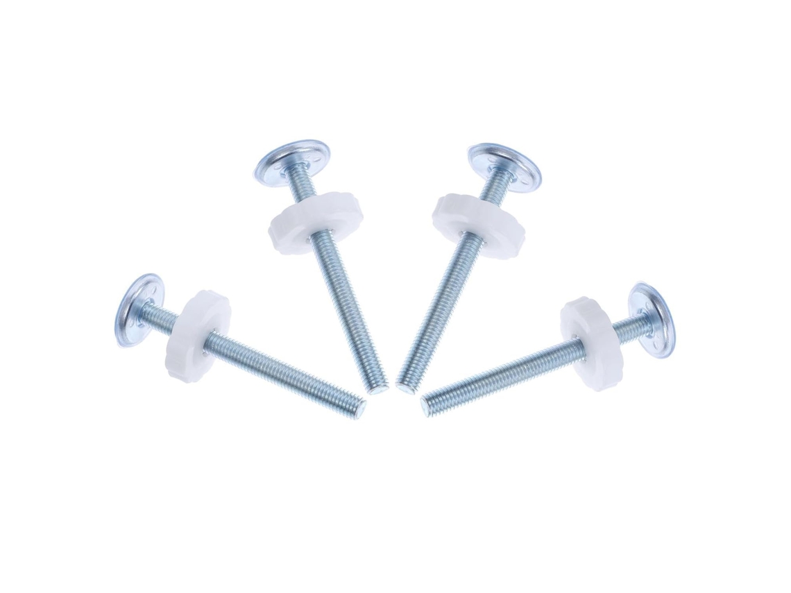 Conjunto De 4 Parafusos Roscados Para Fixação De Portão De Segurança Infantil (menino/menina)