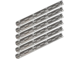 Conjunto De 6 Tipo Piano Para Caixas Joias, Longas Aço 150 * 17 Mm,