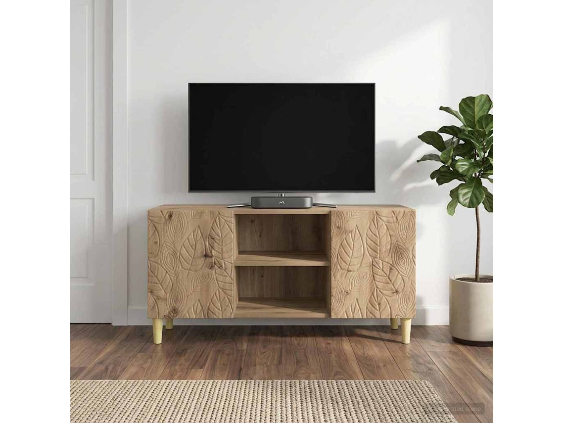 Vidaxl Gabinete para Tv 102 X 34,5 X 50 Cm Carvalho Arttisan