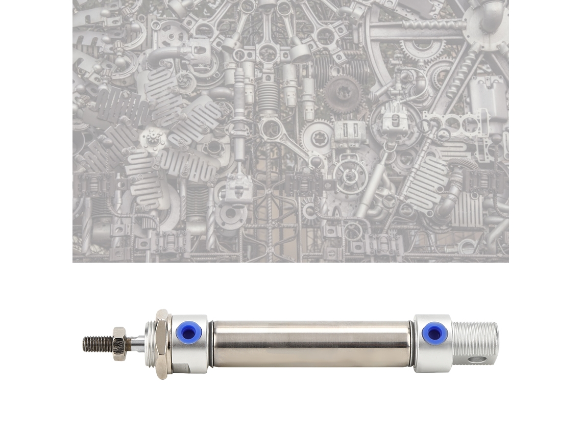 Cilindro De Ar Mini Aço Inox Componentes Neumáticos