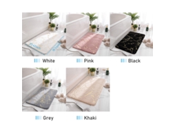 Tapete De Banho Marmoleado 16x24 Polegadas Suave Antiderrapante Absorbente Lavável Alfombra De Banho