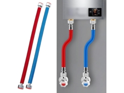 Conector Corrugado Em Aço Inoxidável 304 Para Aquecedor De Água, 1,27