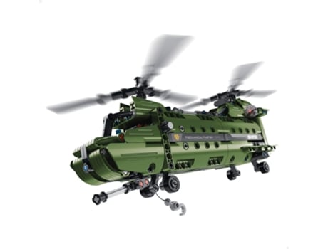 Helicóptero De Brinquedo Amovível 2 Em 1 393 Peças BYM