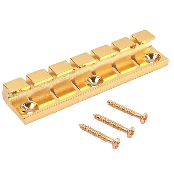 Ponte de Guitarra de 6 Cordas, Rastilho Rígido, Peças de Metal para Guitarra Elétrica com Parafuso AQUAFORGE