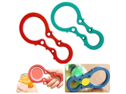 Abertor de Potes Garrafas Silicone 3 em 1 Nova Line S/MARCA