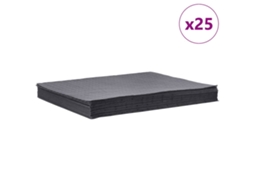 Vidaxl Almofadas Absorventes De Óleo 25 Unid 40x50 Cm Cinzento