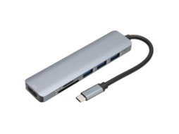 Hub Usb-c 6 Em 1 Com Adaptador Hdmi 4k 30hz 5gbps
