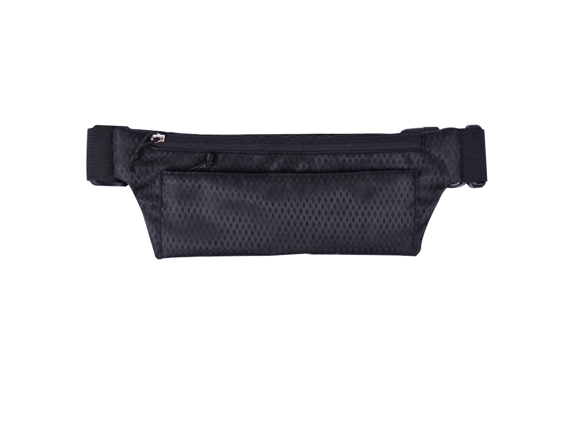Bolsa De Cintura Impermeável Simples E Ultrafina Com Zíper Duplo Para Homens E Mulheres, Bolsa De Cintura Para Esportes Ao Ar Livre E Lazer