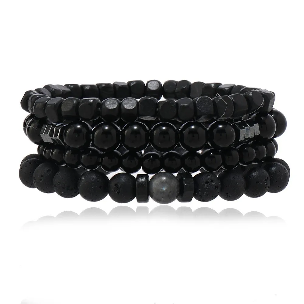 Pulseira de Contas de Madeira, Pulseira com Cruz da Árvore da Vida para Meditação de Ioga MDUG