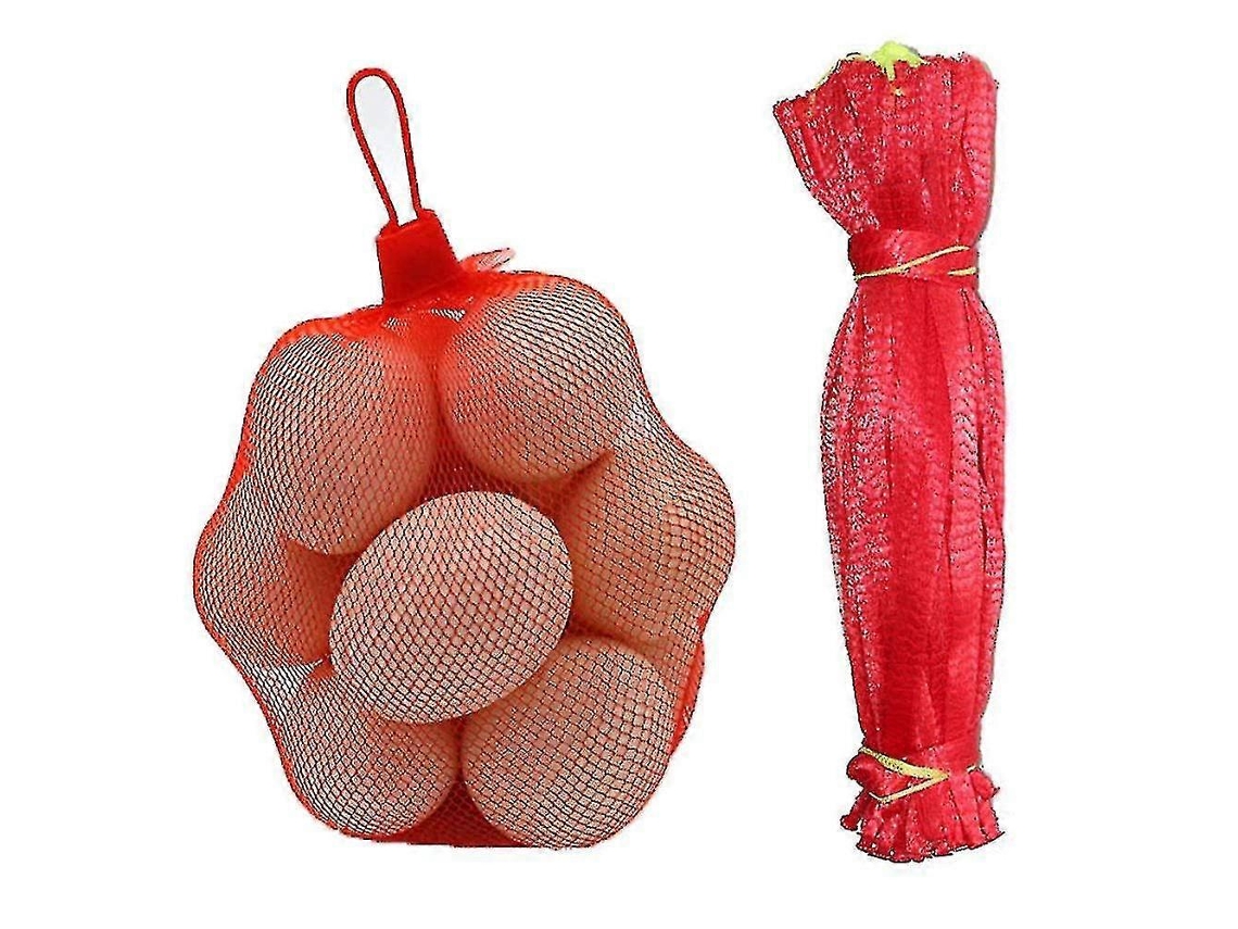 100 Unidades De Sacos De Malha Reutilizáveis, Saco De Rede De Nylon Para Vegetais, Saco Para Frutas E Legumes, Saco Para Ovos Aquaforge