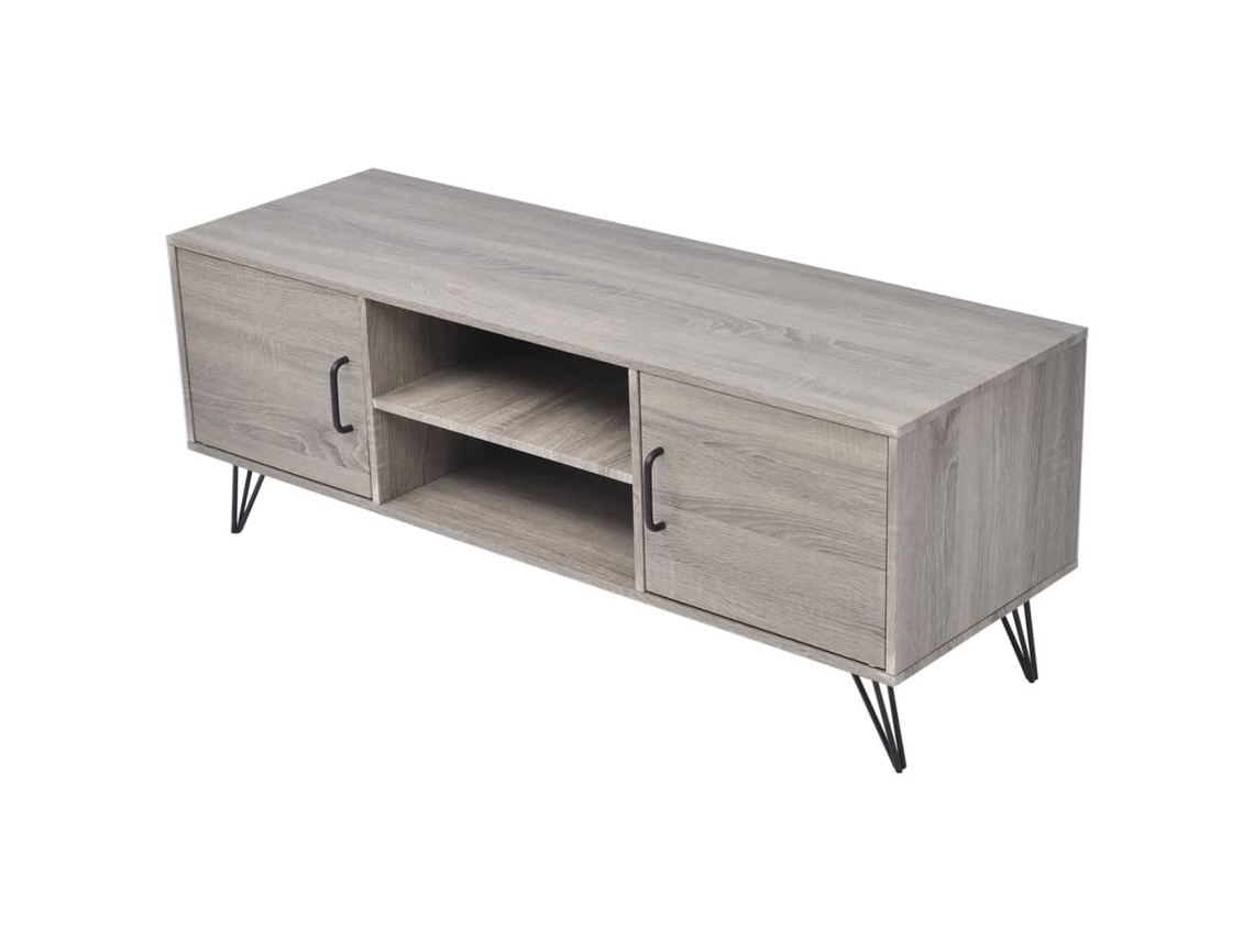 Vidaxl Móvel de Tv 120x40x45 Cm Cinzento
