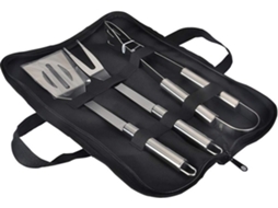 Lurelia Kit De Churrasco Aço Inoxidável Estojo Portátil Campismo