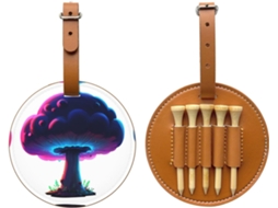 Bolsa para Tees de Golfe Fácil de Transportar e Mais Eficiente para Jogar Golfe.