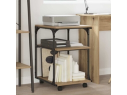 Vidaxl Suporte Para Impressora Carvalho Artesanal 43 X 48 X 64 Cm