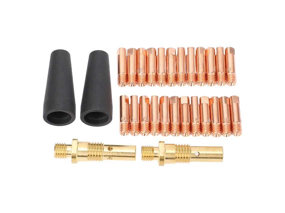 Kit De Soldadura Mig Com 28 Peças Para Magnum 100l: Pistas De 0,035 Polegadas, Bicos Sem Gás E Difusores De Gás