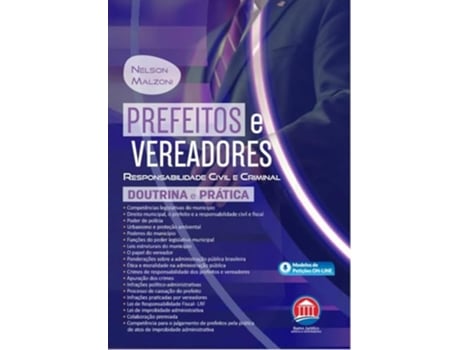 Livro Prefeitos E Vereadores Responsabilidade Civil E Criminal De Malzoni Nelson (português Do Brasil)
