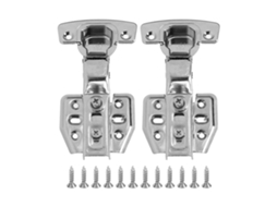 Peças De Dobradiça De Armário De Aço Inoxidável 2,0mm 105-110° Silenciosas Para Cozinha E Banheiro