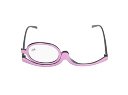 Óculos De Maquiagem Roxo +2.50 Para Mulheres Com Estojo Lentes Trocáveis Resistentes A Arranhões Leve