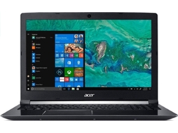 Portátil ACER Aspire 7 A715-72G-74MN (15.6'' - Intel Core i7-8750H - RAM: 8 GB - 256 GB SSD - NVIDIA GeForce GTX 1050)
