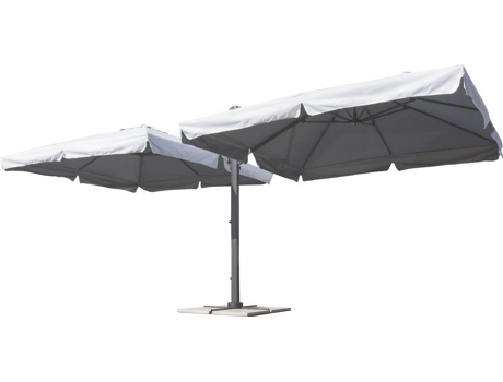 Guarda-Sol de Jardim ELIOS PARASOLS Em Alumínio com Braço Duplo Bar Hotel Oslo (3x2m)