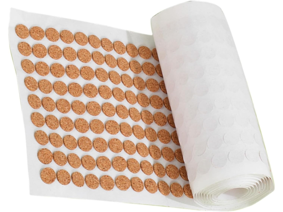 Imikeya Protetores De Cortiça 10mm Com Adesivo Forte Para Proteção E Absorção Impactos Em Móveis