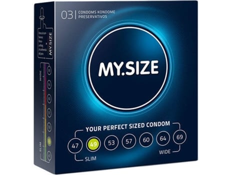Preservativos MY SIZE Naturallatex 49 mm (3 un)
