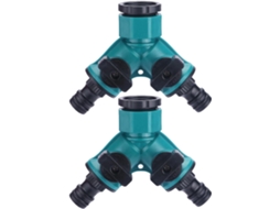 Conjunto De 2 Conectores Mangueira Jardim Ajustáveis Tipo Y, Com