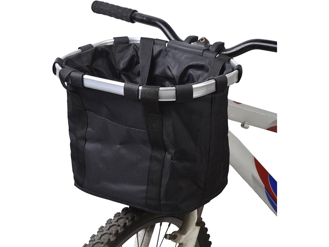 Bolsa Impermeável para Guidão de Bicicleta, Liga de Alumínio, Lona, Removível, para Ciclismo, Passeio e Uso Diário AQUAFORGE