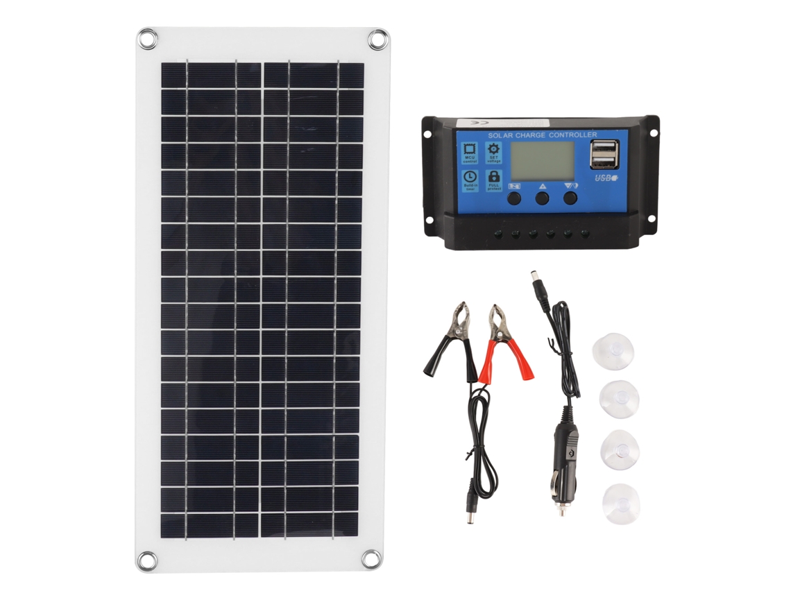 Painel Solar 100a (Interface Usb Dupla De 40w, Prova D'água Ip65)