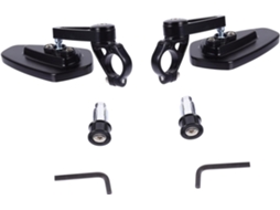 Espelhos Retrovisores Laterais Ajustáveis Em 360° De 22 Mm Para Bicicletas E Scooters Elétricas.