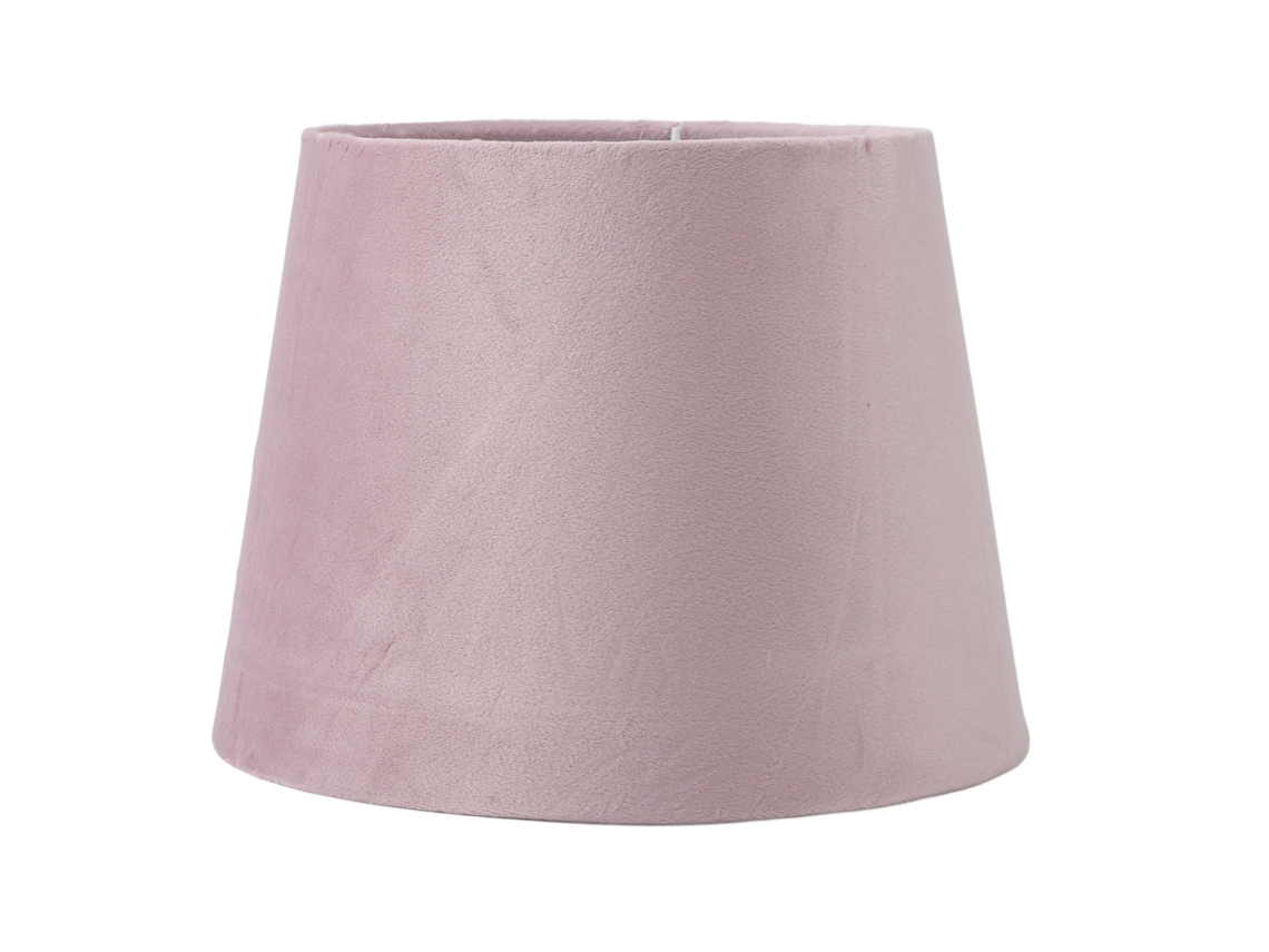 Abajur de Tecido Pequeno Cone Roxo para Lâmpada de Mesa e Piso E27 E14