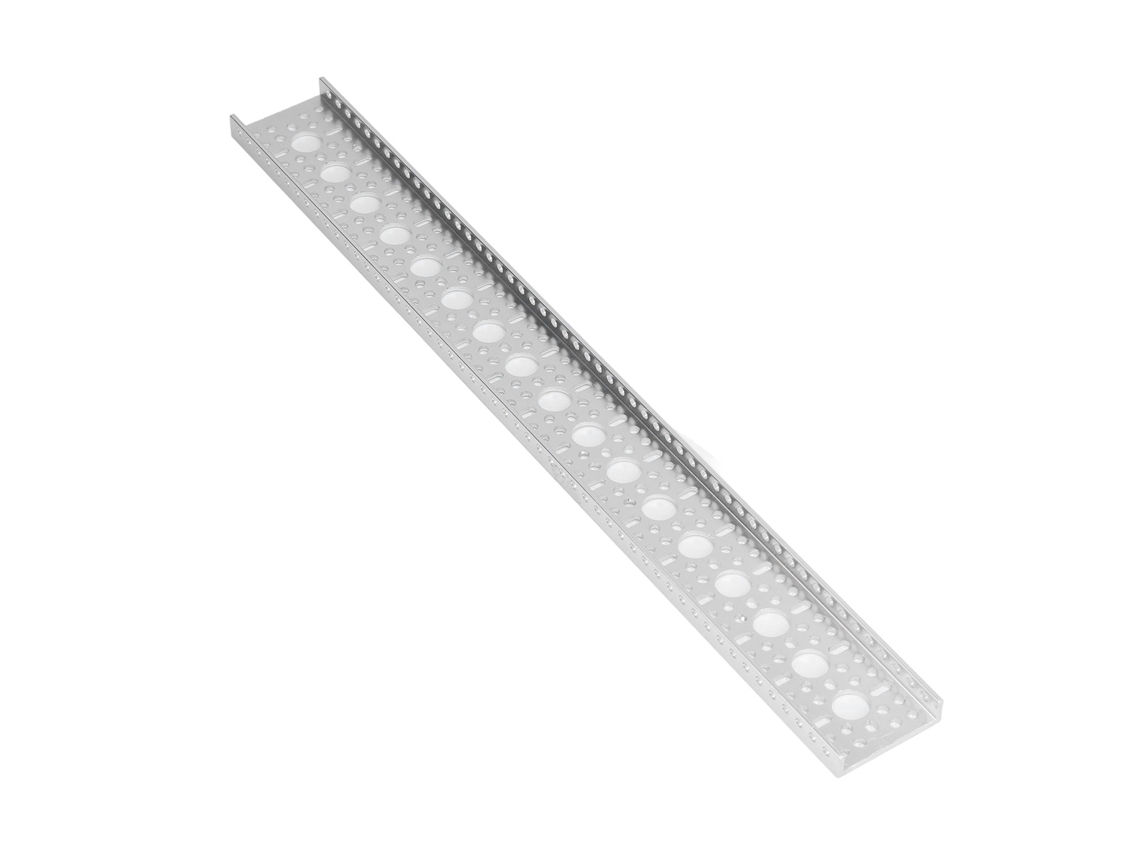 Laxiscreed Canal U De Alumínio 48x12mm 3-lados Resistente Para Acessórios De Robô