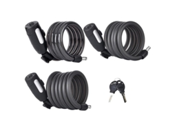Cadeado De Corrente Para Bicicleta, Resistente E Antifurto, Com Cabo De Aço Reforçado Para Bicicletas, Ciclomotores E Churrasqueir Aquaforge