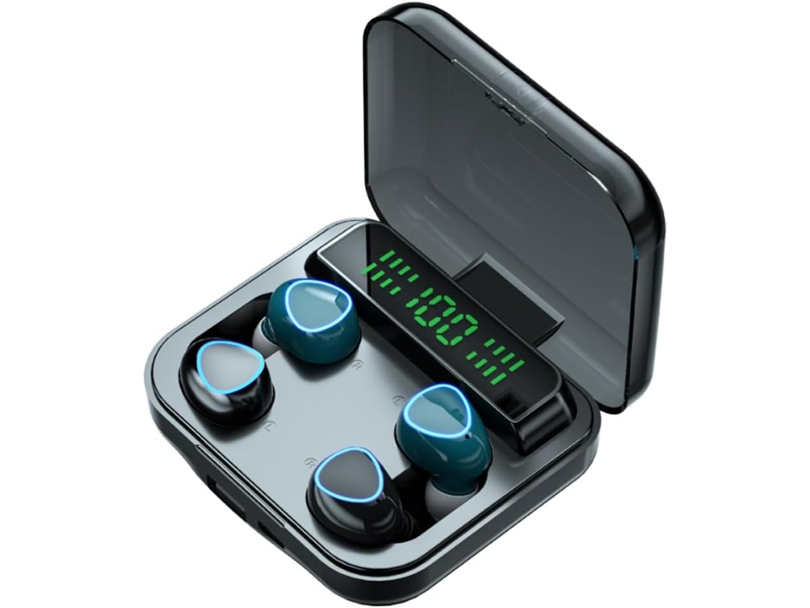 Fones De Ouvido Sem Fio Ctrlzs M22 Para Casal, Com Tela Digital Sensível Ao Toque, Bluetooth, Fones De Ouvido Duplos Com