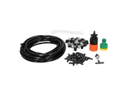Kit de Irrigação Eficiente para Jardim com Sistema de Aspersão de 20m