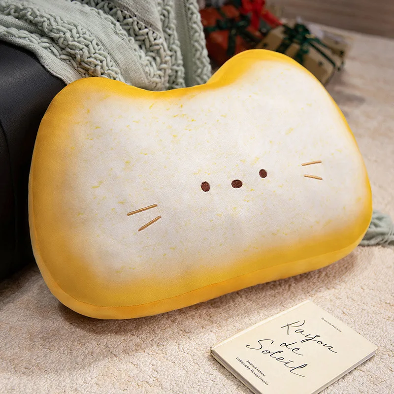 Almofada de Apoio para Sofá em Formato de Pão Torrado para Adultos MDUG (gatinho de 45 Cm)
