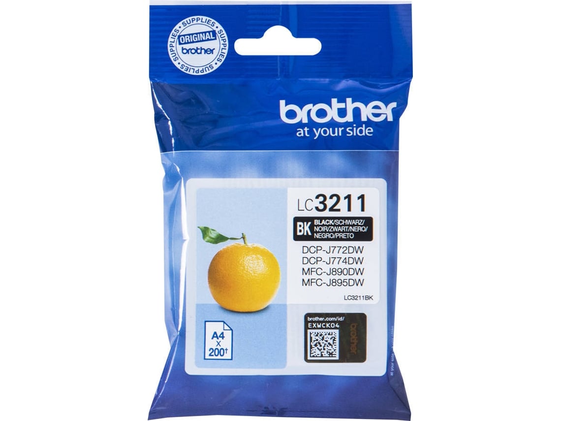 Tinteiro BROTHER LC3211BK Preto