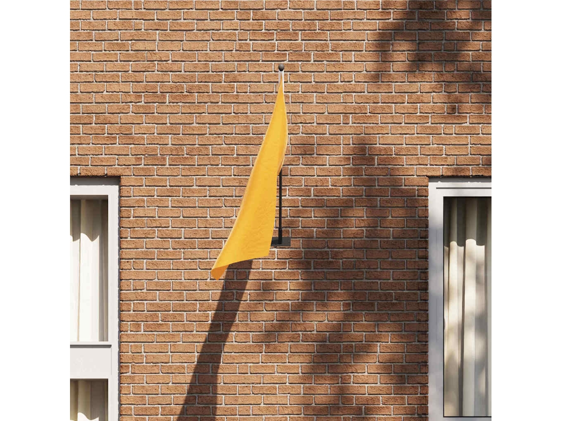 Vidaxl Suporte De Poste Para Bandeira Preto 13 X 6 X 0,2 Cm Aço
