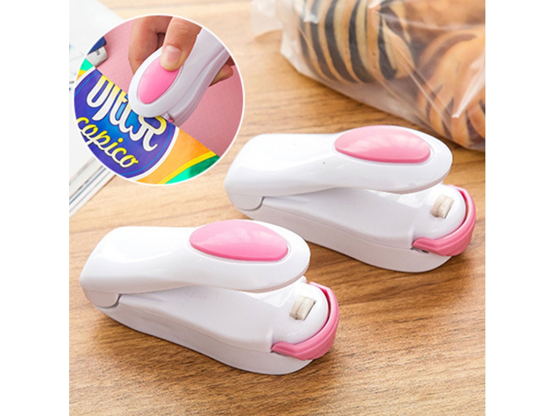 2 Conjuntos De Máquina De Solda Doméstica Portátil Para Sacos Plásticos De Lanches, Para Selagem Térmica De Sacos E Embalagens
