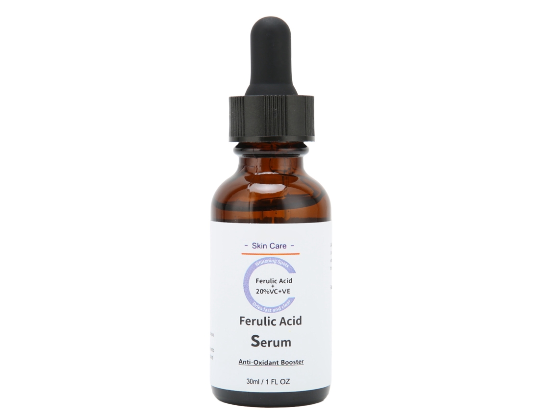 Sérum De Ácido Ferúlico Com Vitamina C E E, Iluminador, Hidratante E Reparador Facial, 30ml