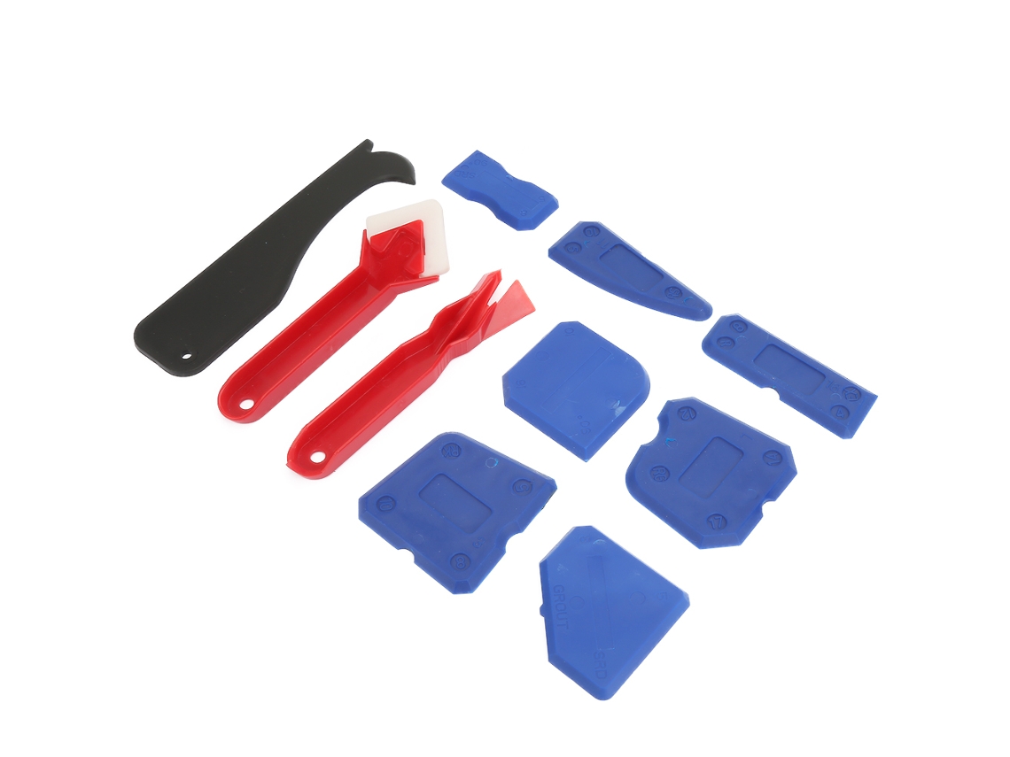 Conjunto De Espátulas Laxiscreed Para Aplicação E Remoção De Silicone E Vedante De Vidro