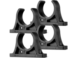 Conjunto De 4 Presilhas Pretas De Plástico Para Remo De Caiaque