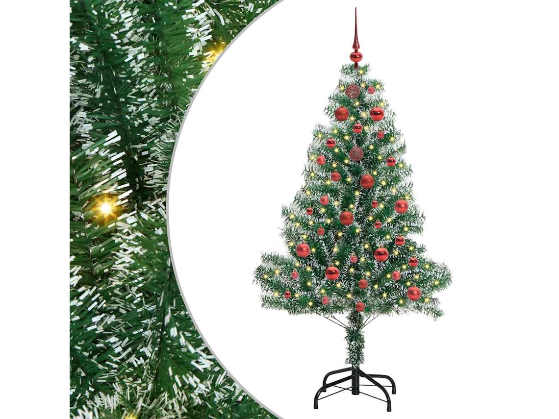 Conjunto 1 Árvores De Natal Artificiais Vidaxl Verde Polietileno (150 Cm)