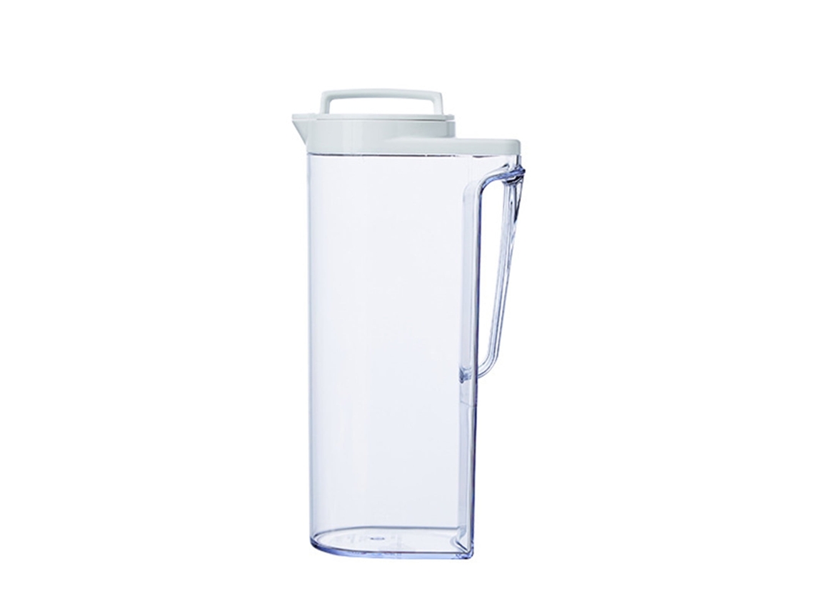 Chaleira De Água Fria Com Tampa - Jarro Ecológico Para Sumo, Chá Gelado E Bebidas, Branco