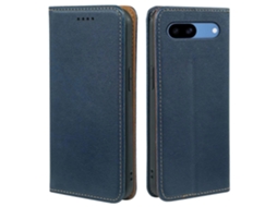 Capa Tipo Carteira Para Google Pixel 8a Com Bloqueio Rfid E Fecho Magnético Forte