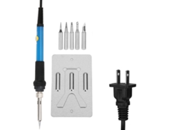 Kit de Soldador Elétrico Ajustável 60W 16pcs