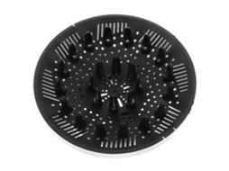 Difusor Para Secador De Cabelo, Compatibilidade Universal, Ideal Para Estilizar Cabelos Cacheados, Design Portátil E Dobrável, Branco, Pacote Com